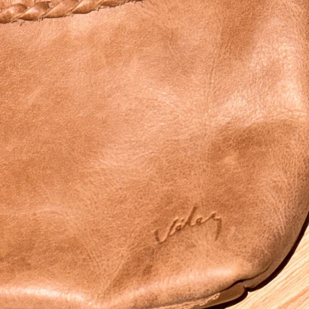 Vintage VELEZ Colombia Tooled Leather Boho Crossbody Bag – Tan - Picture 3 of 11